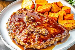 Maple-Glazed Pork Chops with Sweet Potatoes
