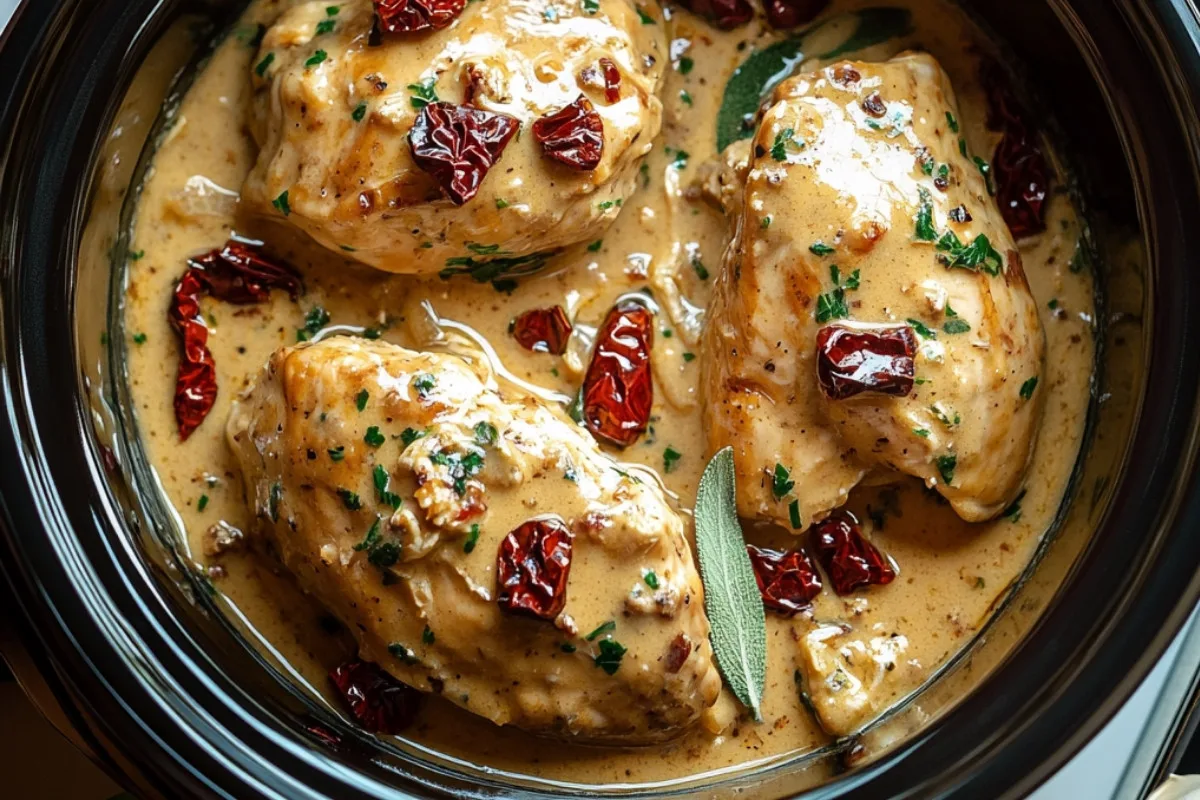 Marry-Me Crockpot Chicken Sensation