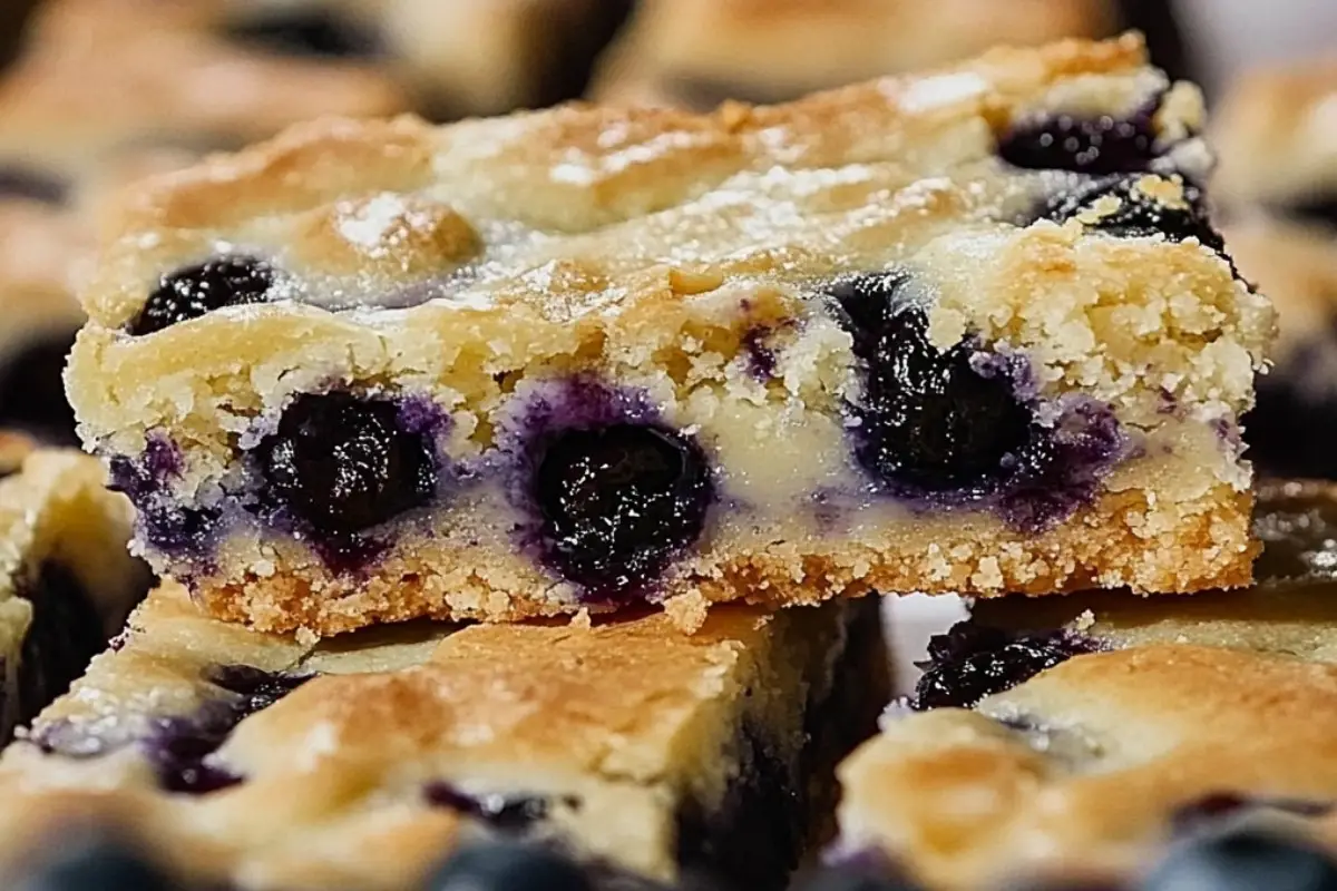 Blueberry Lemon Cookie Bars