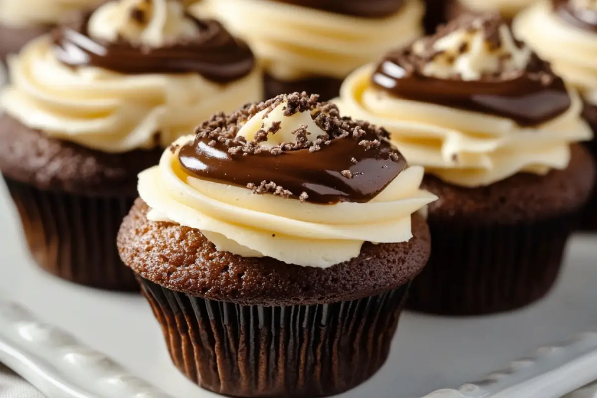 Boston Cream Pie Cupcakes