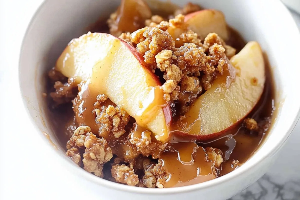 Caramel Apple Crisp Delight
