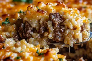 Cheesy Beef and Rice Casserole cheesy-beef-and-rice-casserole