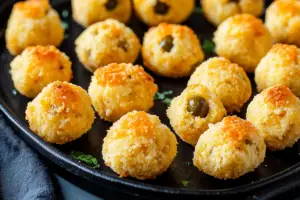 Cheesy Olive Balls Cheesy Olive Balls