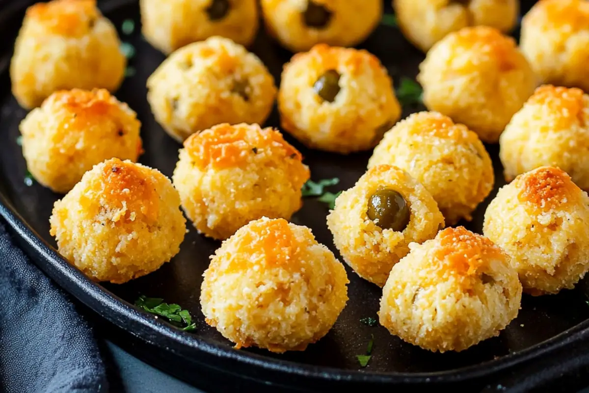Cheesy Olive Balls