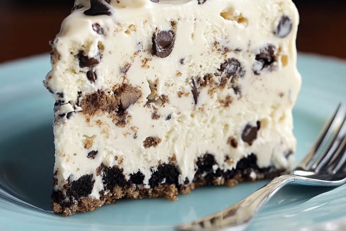 Chocolate Chip Cookie Dough Ice Cream Cake