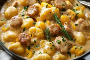 Creamy Butternut Squash Gnocchi Sausage Creamy Butternut Squash Gnocchi Sausage