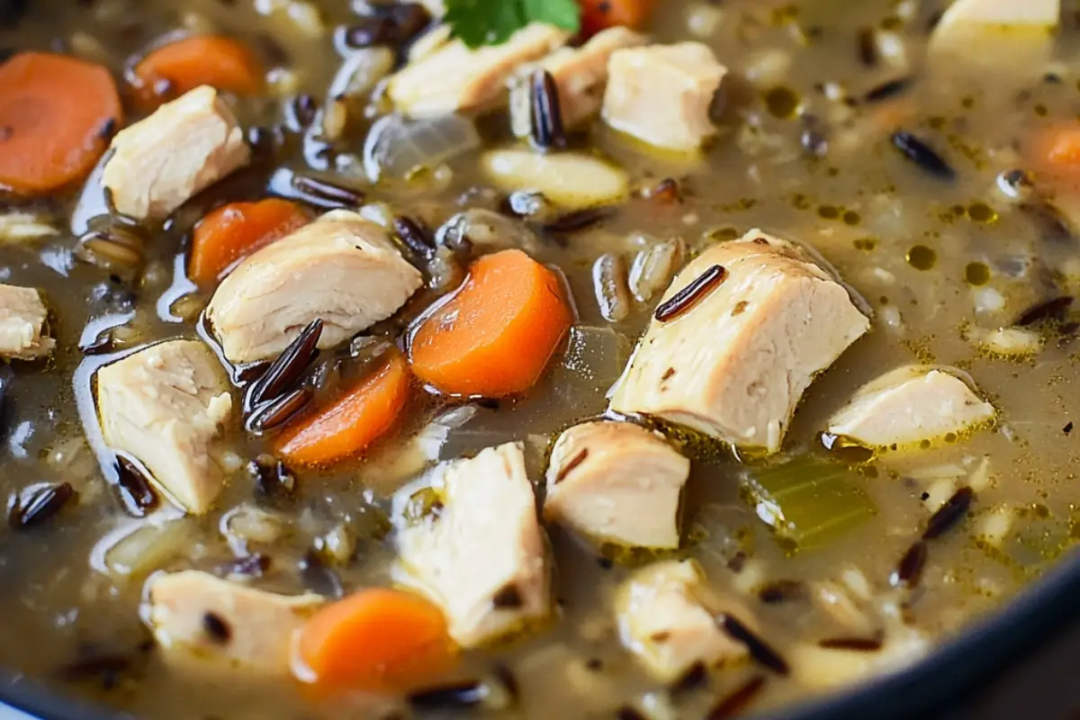 Hearty Autumn Turkey and Wild Rice Soup