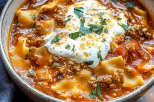 Lasagna Soup