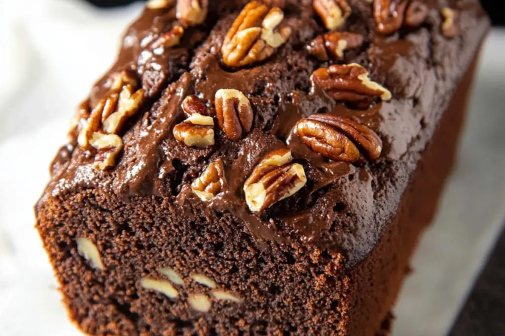 Luscious Chocolate Pecan Loaf