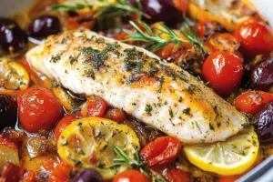 Mediterranean Baked Fish