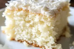 Moist and Fluffy Coconut Cake Moist and Fluffy Coconut Cake