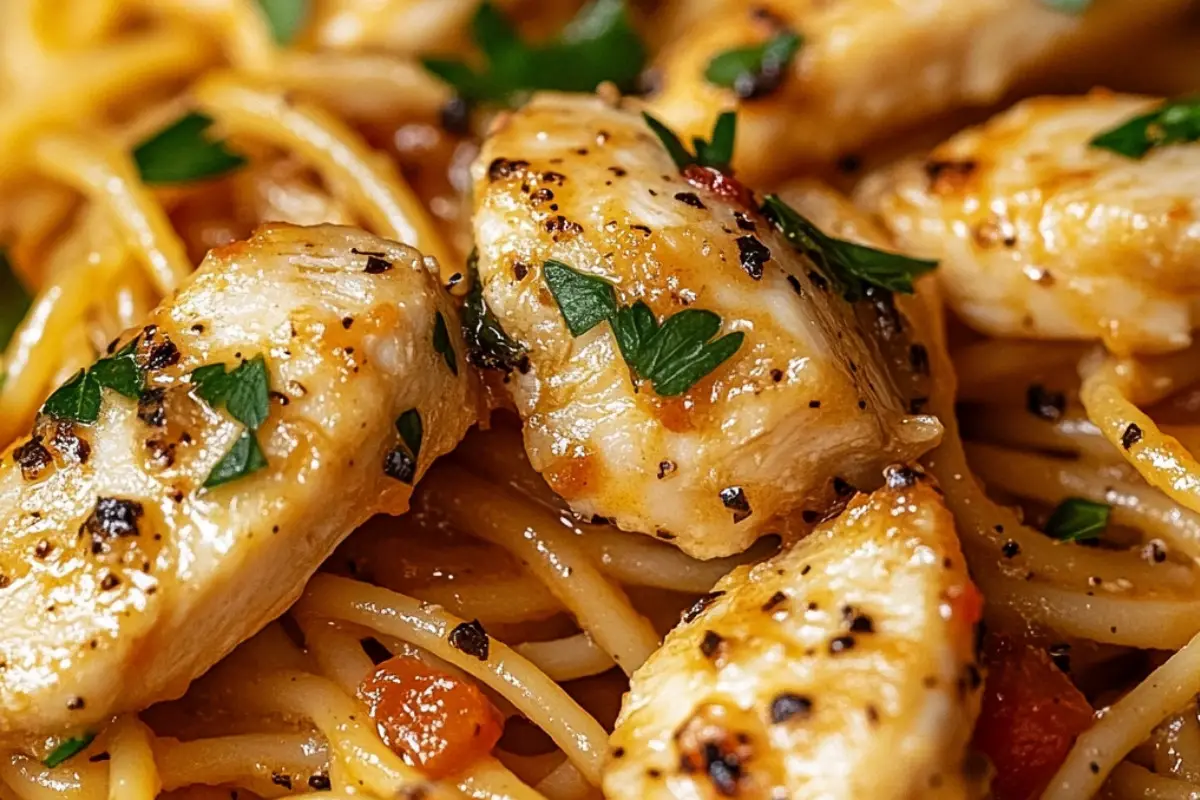Monterey Chicken Spaghetti