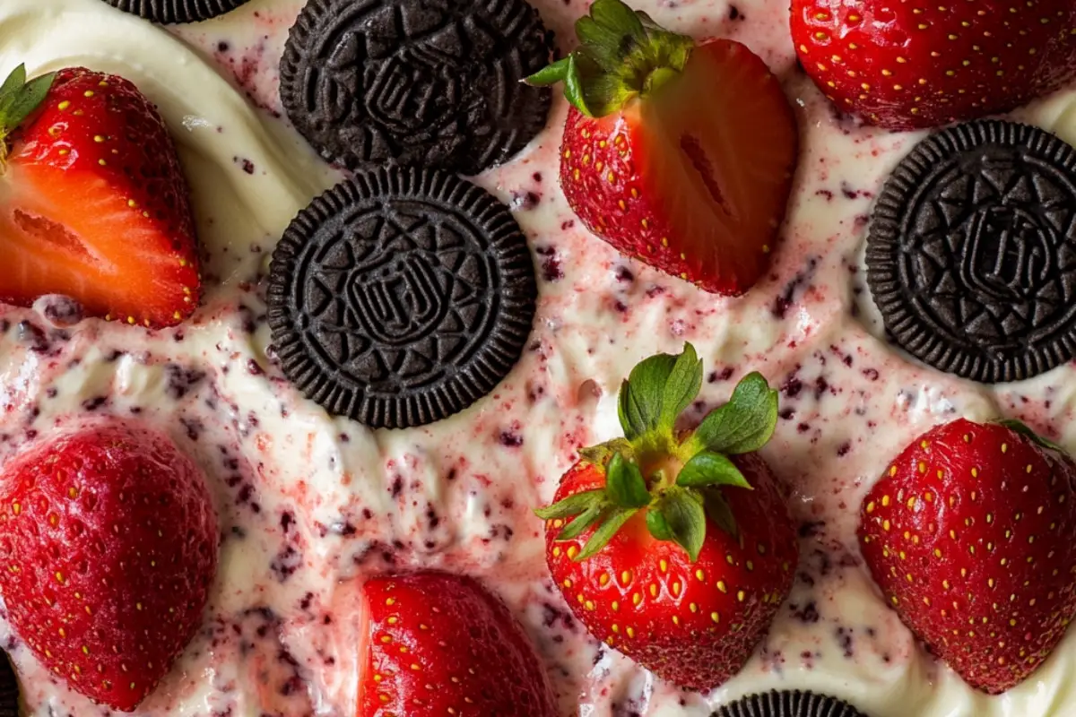 No-Bake Strawberry and Cream Pie