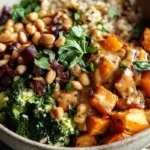 Peanut Sweet Potato Buddha Bowls