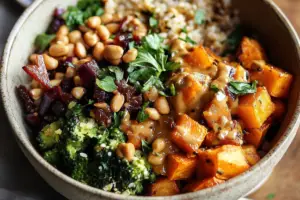 Peanut Sweet Potato Buddha Bowls Peanut Sweet Potato Buddha Bowls