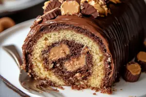 Reese's Peanut Butter Cup Roll Cake Reese's Peanut Butter Cup Roll Cake