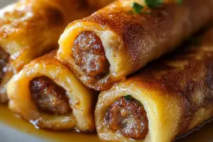 Sausage French Toast Roll-Ups Sausage French Toast Roll-Ups