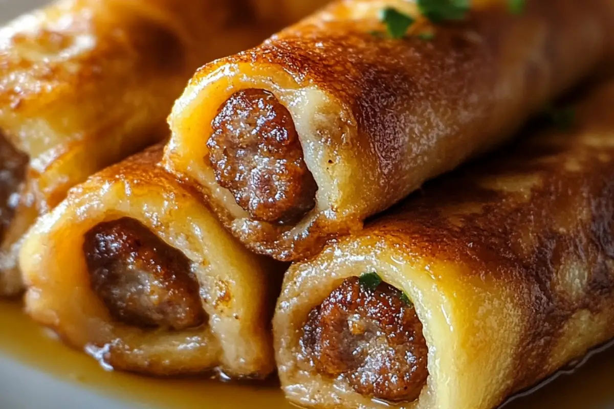 Sausage French Toast Roll-Ups