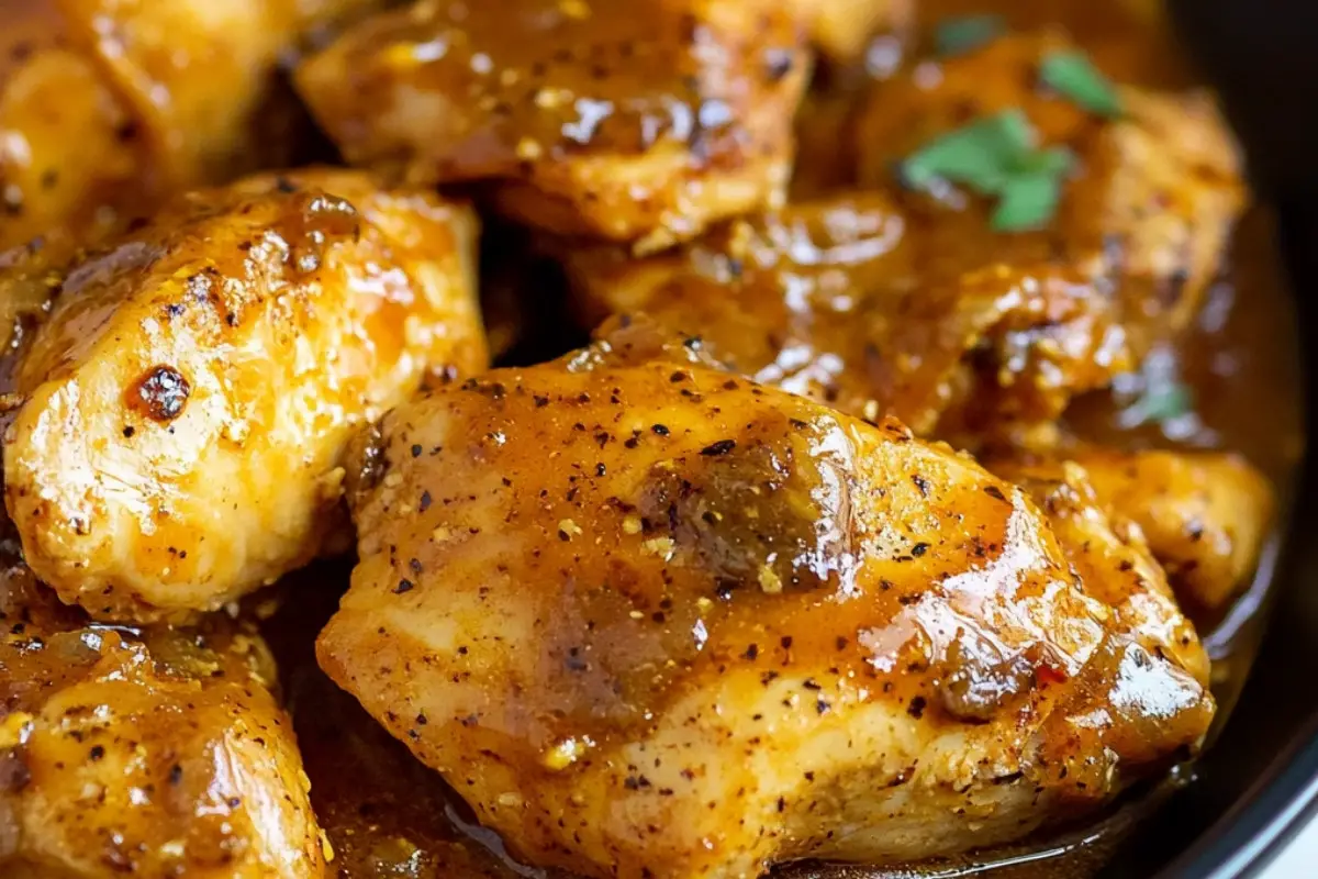 Slow Cooker Honey Mustard Chicken
