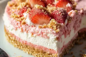 Strawberry Crunch Cheesecake