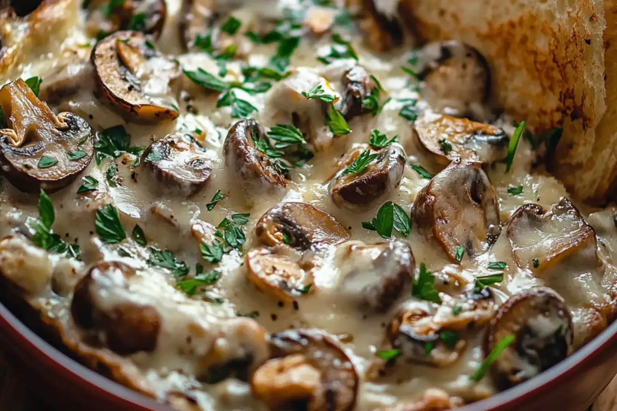 Stuffed Mushroom Dip