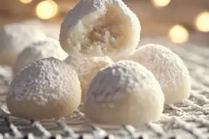 Sweetened Condensed Milk Snowball Cookies