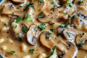 Vegan Mushroom Stroganoff