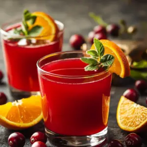 cranberry sauce with orange juice