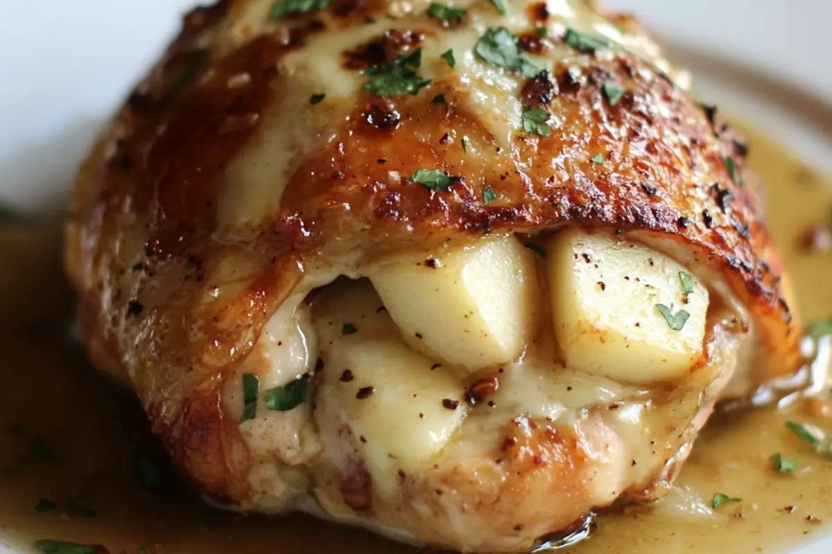 Apple and Brie Stuffed Chicken