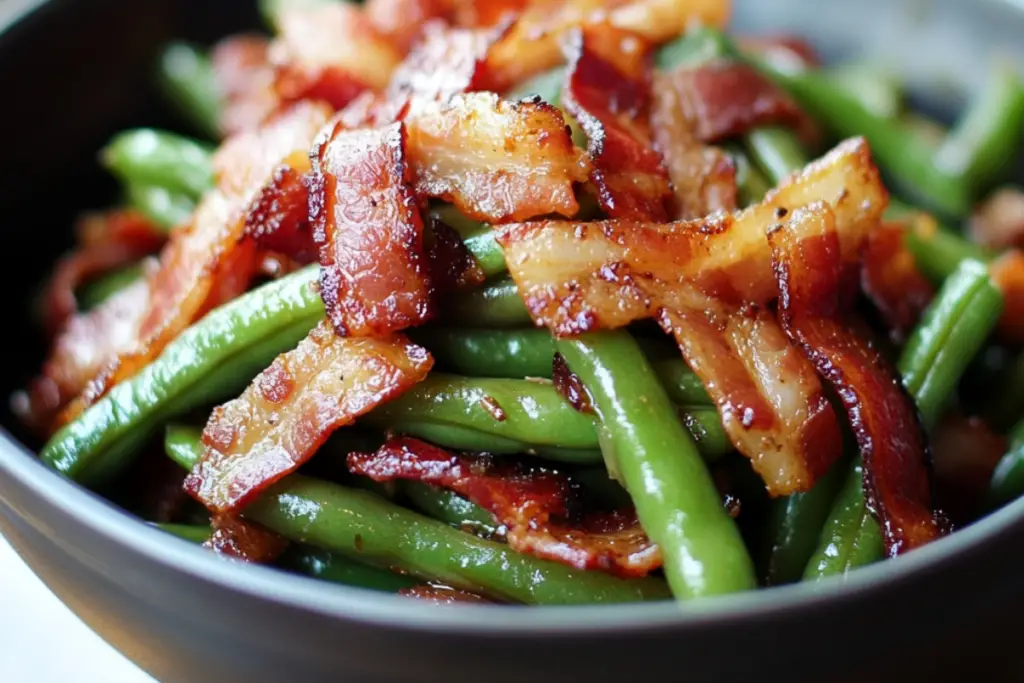 Bacon and Green Beans Side Dish