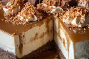 Biscoff Salted Caramel Cheesecake