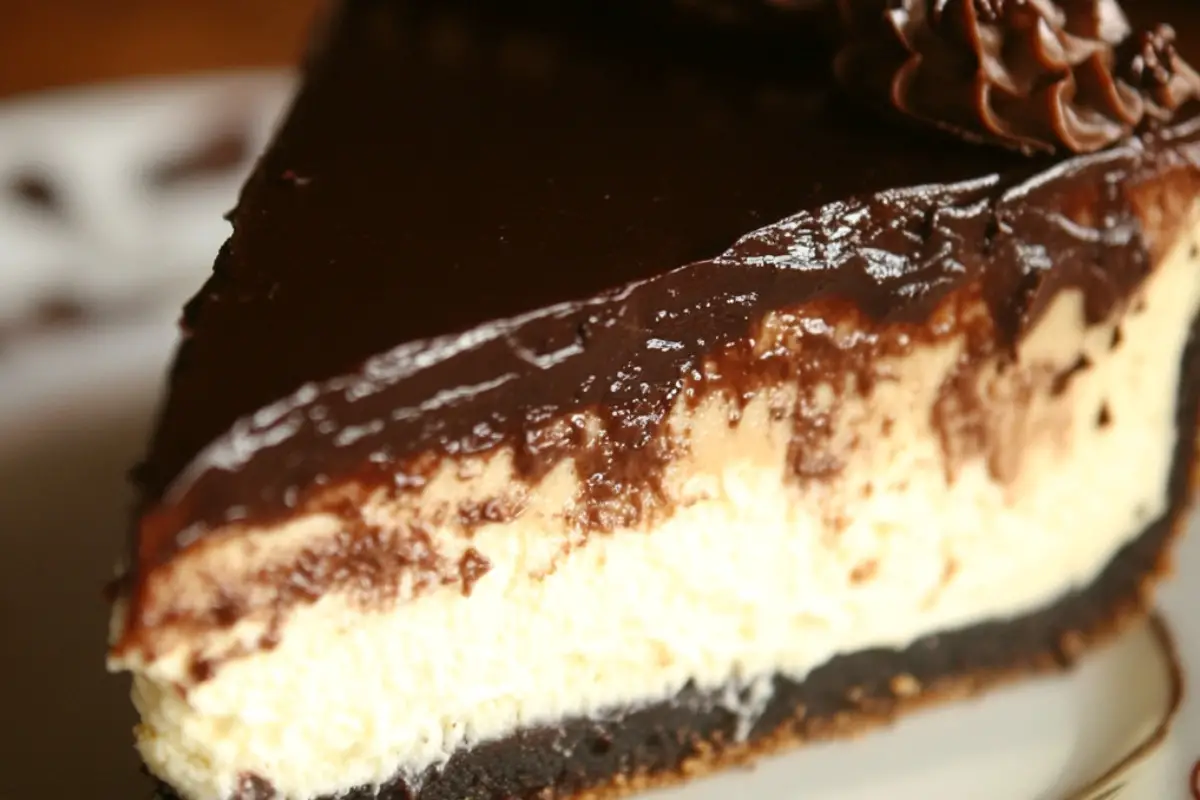 Boston Chocolate Cream Pie Cheesecake