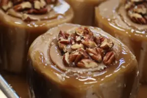 Caramel Nougat Pecan Rolls