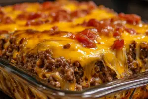 Cheesy Loaded Meatloaf Casserole