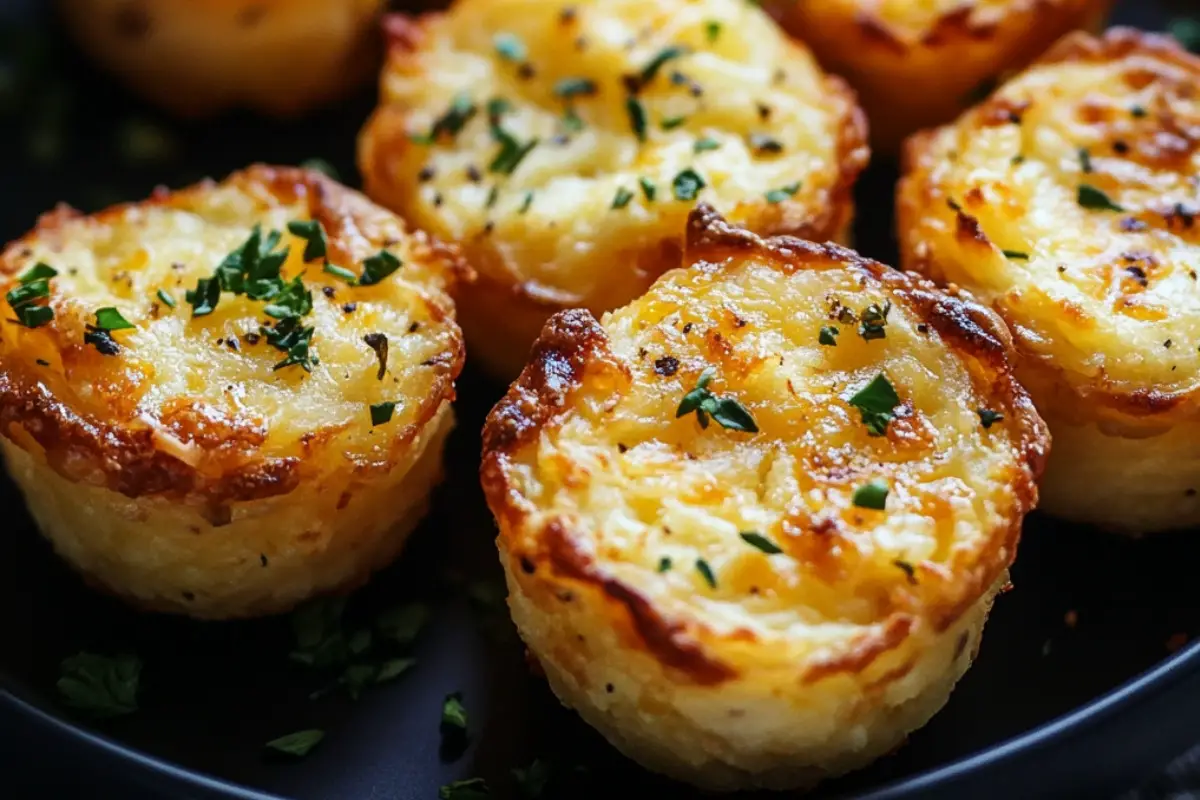 Cheesy Mashed Potato Puffs
