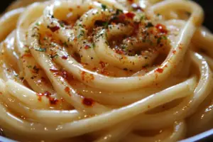 Chili Garlic Udon Noodles Chili Garlic Udon Noodles