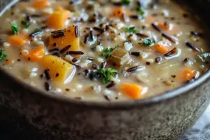 Cozy Autumn Wild Rice Soup Cozy Autumn Wild Rice Soup