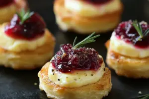Cranberry Brie Bites Cranberry Brie Bites