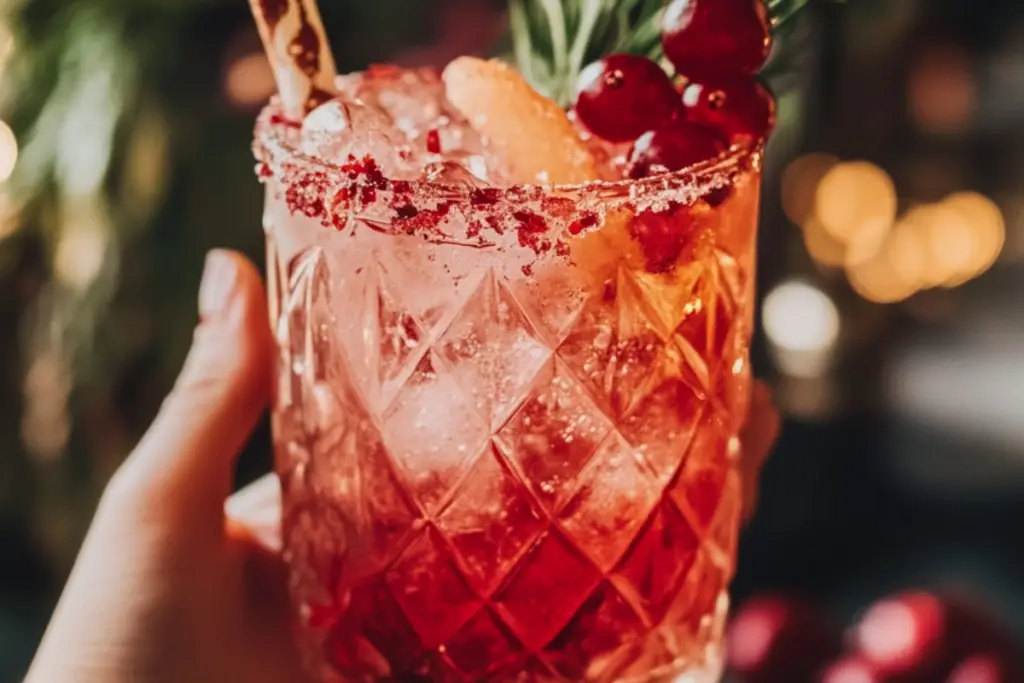 Cranberry Ginger Ale Mocktail