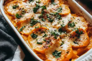 Creamy Scalloped Sweet Potatoes