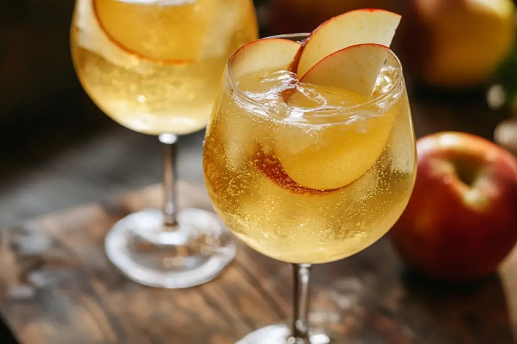 Ginger Apple Spritz Mocktail