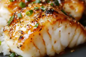 Ginger Soy-Glazed Cod Ginger Soy-Glazed Cod