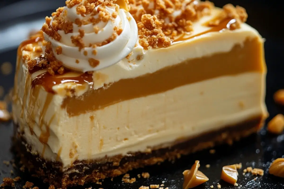 Loaded Butterscotch Cheesecake
