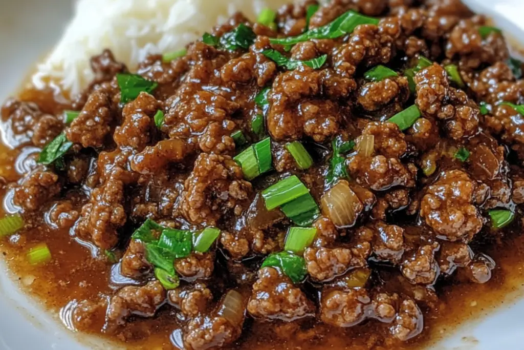 Mongolian Ground Beef