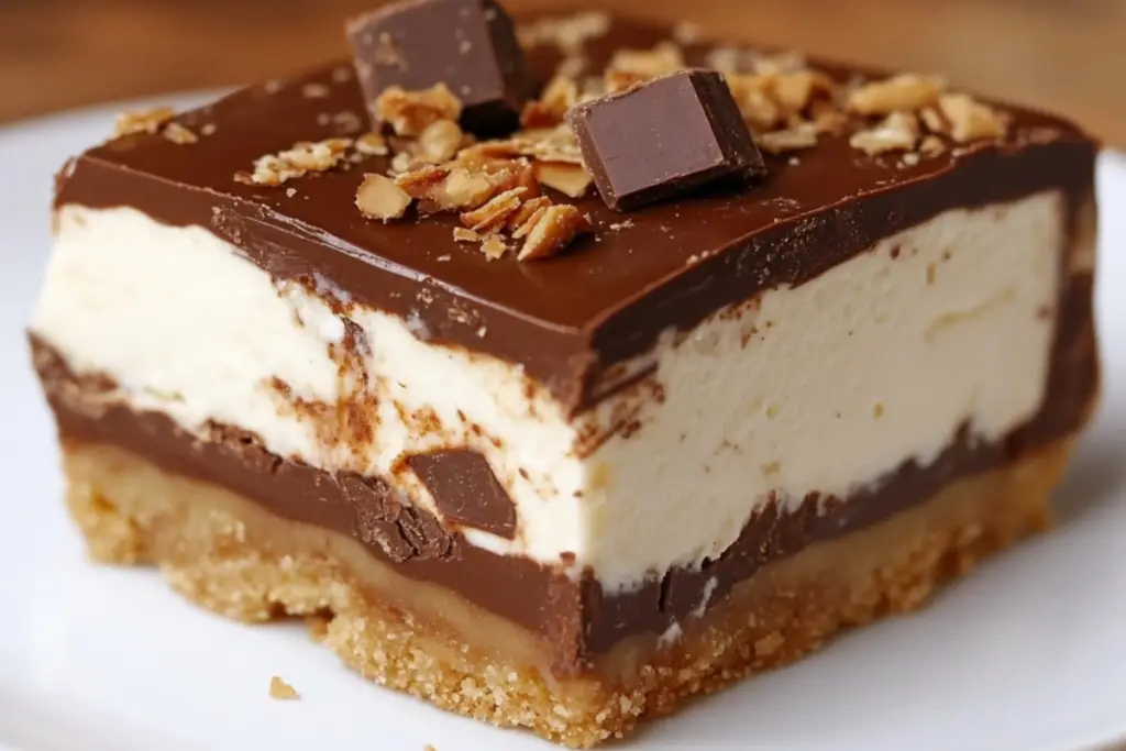 No-Bake Twix Cheesecake