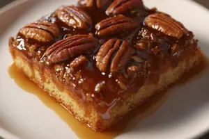Pecan Upside-Down Cake Pecan Upside-Down Cake