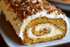 Pumpkin Roll Cake