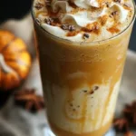 Pumpkin Spice Frappe Mocktail