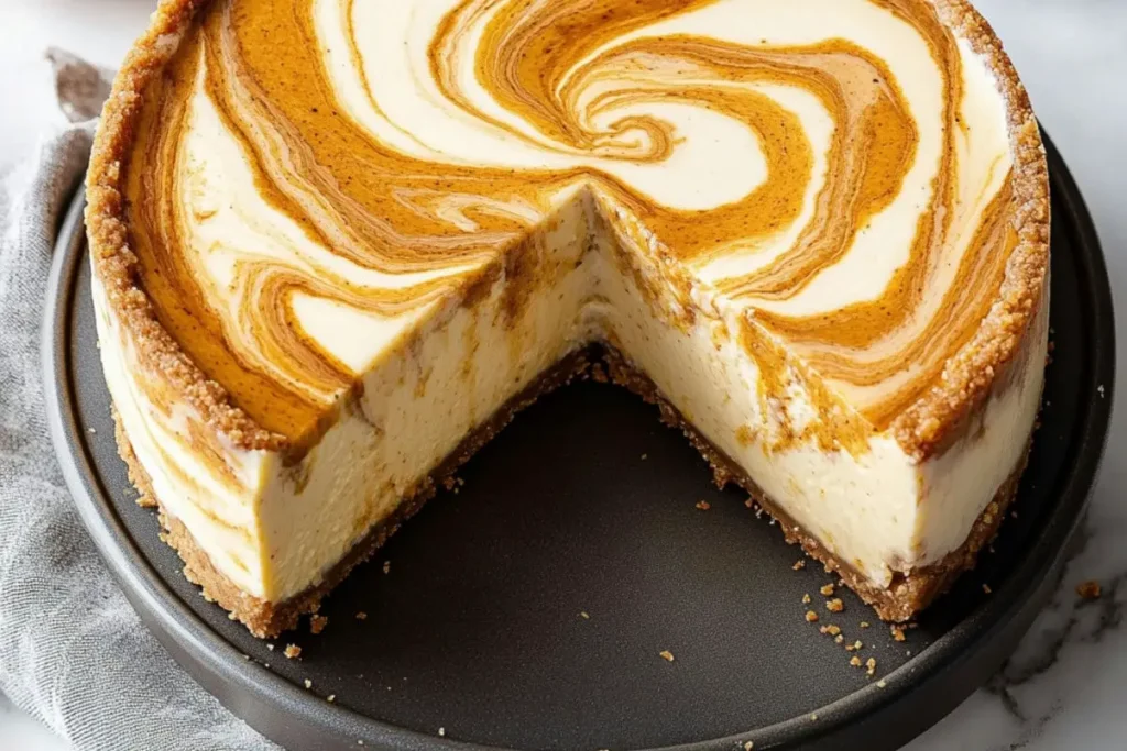 Pumpkin Swirl Cheesecake Delight
