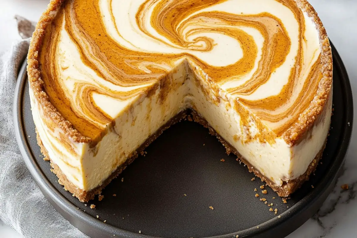 Pumpkin Swirl Cheesecake Delight